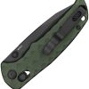 Oknife Rubato 3 Rail Lock Drop Point OD Green