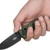 Oknife Rubato 3 Rail Lock Drop Point OD Green