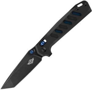 Oknife Rubato Rail Lock Tanto Black Blue G10