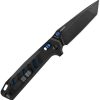 Oknife Rubato Rail Lock Tanto Black Blue G10