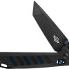 Oknife Rubato Rail Lock Tanto Black Blue G10