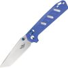 Oknife Rubato Rail Lock Satin Blue G10