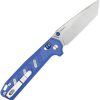 Oknife Rubato Rail Lock Satin Blue G10
