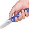 Oknife Rubato Rail Lock Satin Blue G10