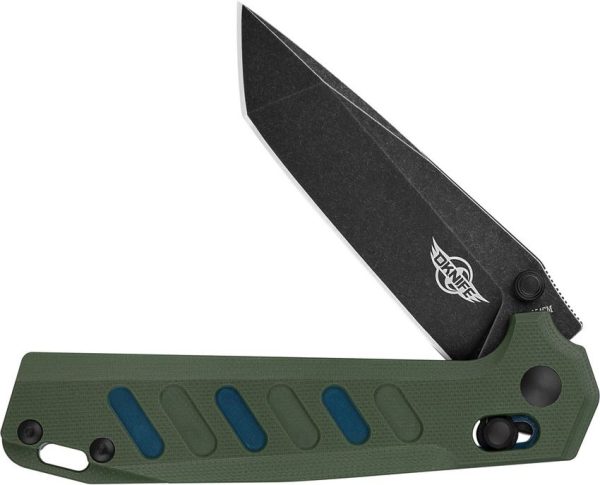 Oknife Rubato Rail Lock Stonewash OD Green