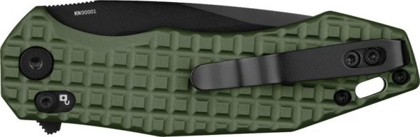 Oknife Spurdog Linerlock D2 OD Green Aluminum