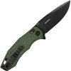 Oknife Spurdog Linerlock D2 OD Green Aluminum