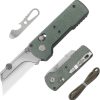 Oknife Otacle U1 Rail Lock Micarta Quick-Change