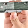 Oknife Otacle U1 Pro Rail Lock - Green Micarta