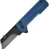 Oknife Otacle U1 Ultra Button Lock - Navy Blue