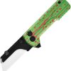 Oknife Otacle U1 Ultra Button Lock - Zombie Green