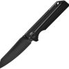 Oknife XEN-OAL Framelock S45VN Black Folding Knife Ken Onion