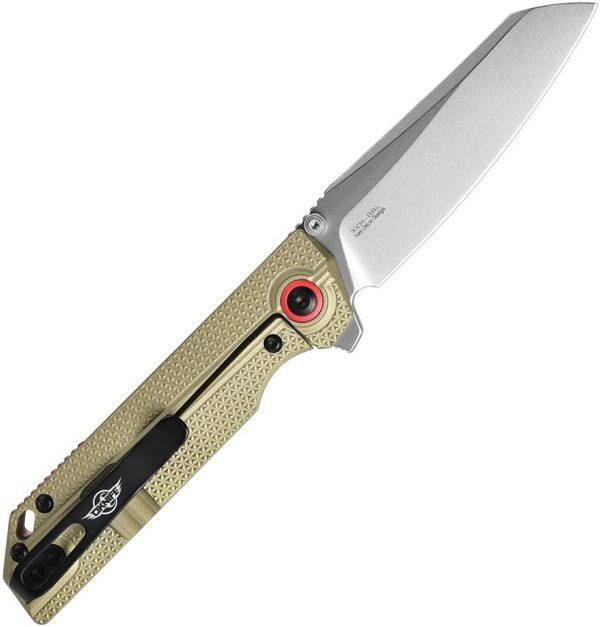Oknife XEN-OAL Framelock Folding Knife S45VN Olive Green
