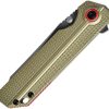 Oknife XEN-OAL Framelock Folding Knife S45VN Olive Green