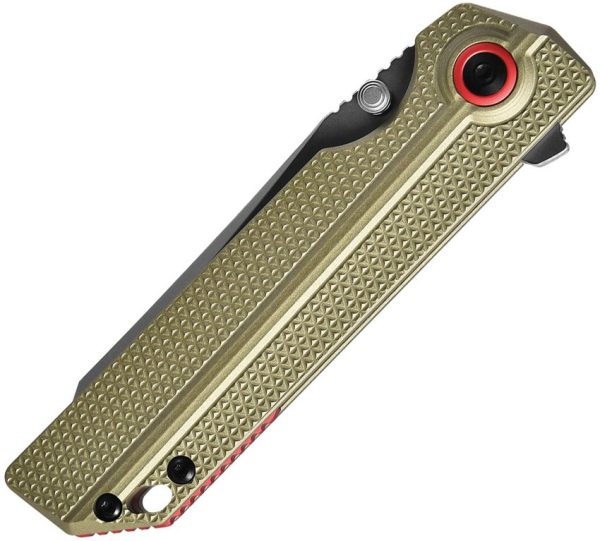 Oknife XEN-OAL Framelock Folding Knife S45VN Olive Green