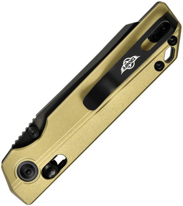 Oknife XEN Rail Lock Olive Folding Knife Nitro V Sheepsfoot