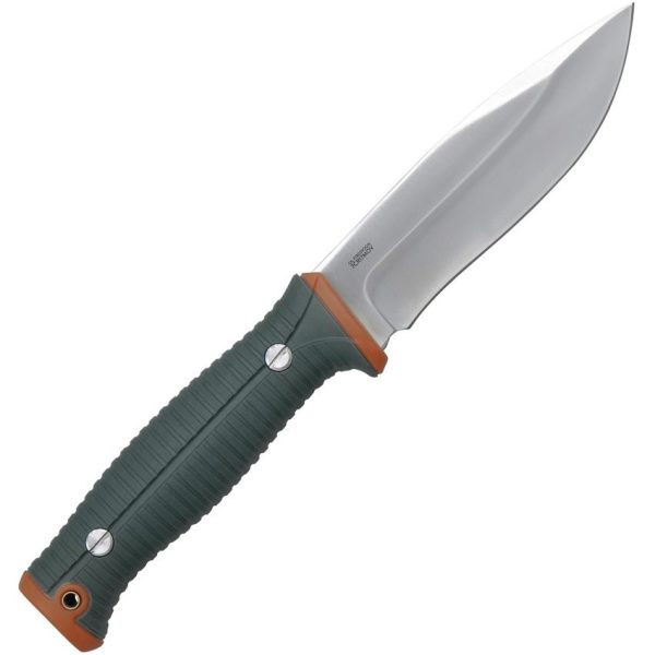 Outdoor Life Fixed Blade Knife - Orange Nylon Handle