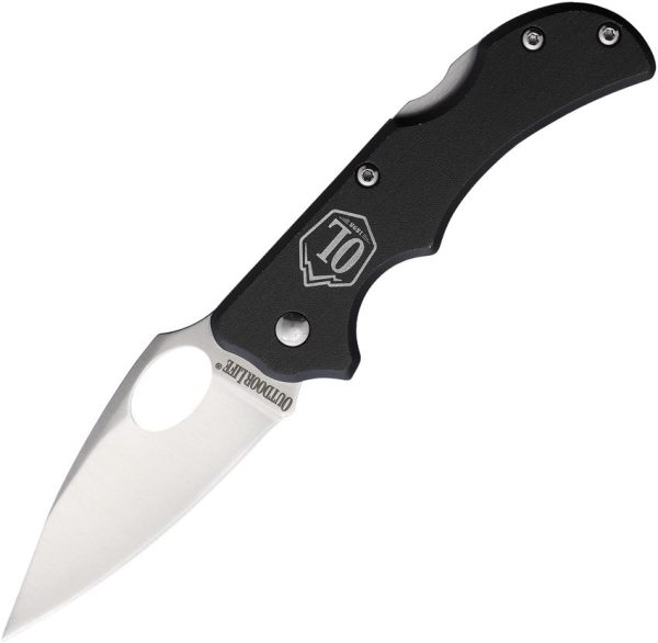 Outdoor Life Summit Lockback - Black Aluminum