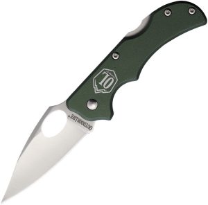 Outdoor Life Summit Lockback - Green Aluminum