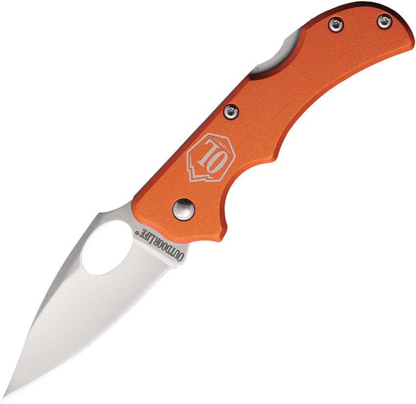 Outdoor Life Summit Lockback 2.75" Folding Knife Orange