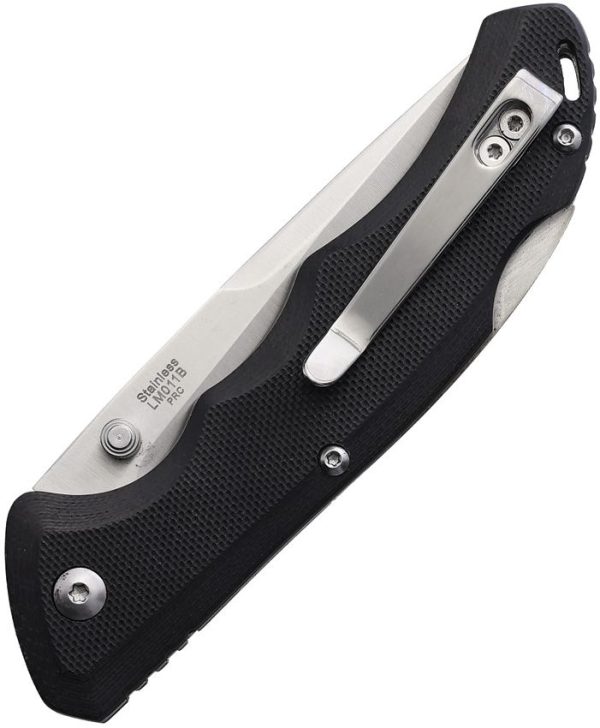 Outdoor Life Sherpa Lockback Black G10 Folding Knife