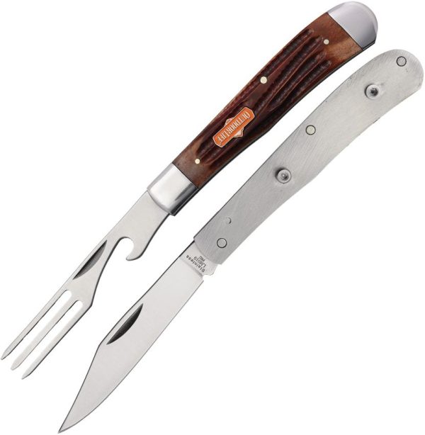 Outdoor Life Lunchbox Folder 8Cr13MoV Jigged Bone