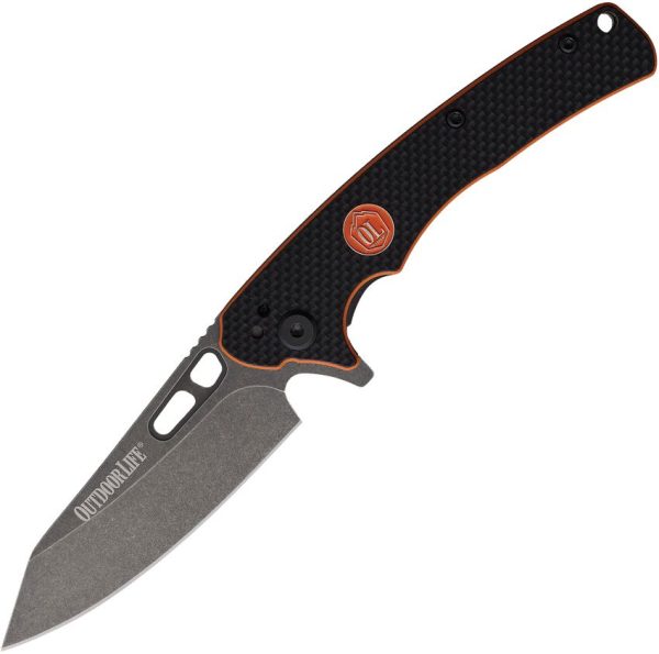 Outdoor Life HYOH EDC Linerlock D2 Stonewash Black