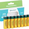Olight AA Ni-MH Rechargeable Batteries 8-Pack 2100mAh