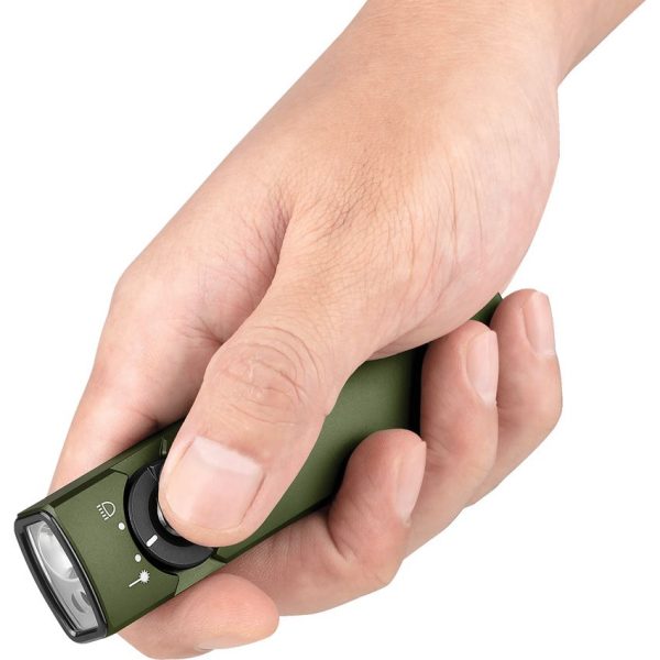 Olight Arkfeld Flat Flashlight Cool White OD Green