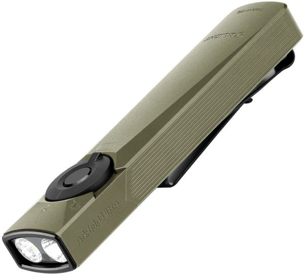 Olight Arkfeld Ultra Olive Natural White LED Rechargeable Flashlight