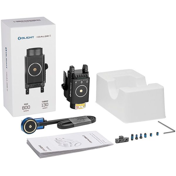 Olight Baldr S Tactical Light - 800 Lumens Green Laser Black