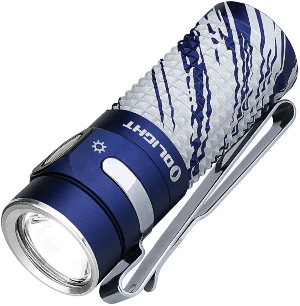 Olight Baton 4 Rechargeable Flashlight - Arctic Flame