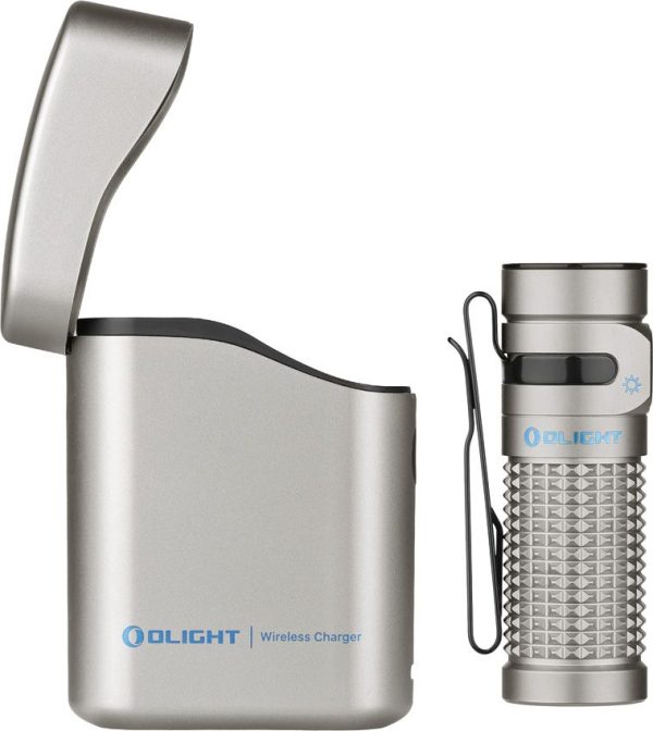 Olight Baton 4 Ti Rechargeable Flashlight - Titanium