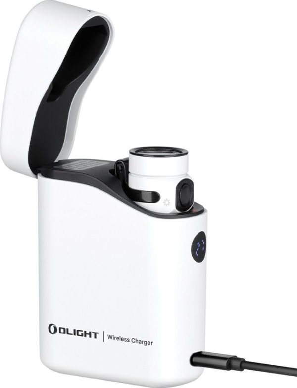 Olight Baton 4 Rechargeable Flashlight - White