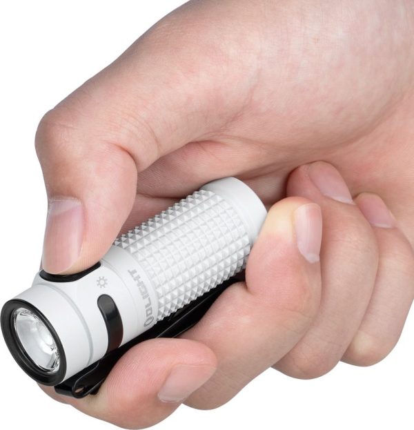 Olight Baton 4 Rechargeable Flashlight - White
