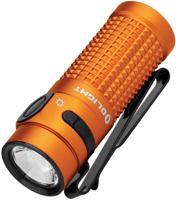 Olight Baton 4 Rechargeable Flashlight - Orange