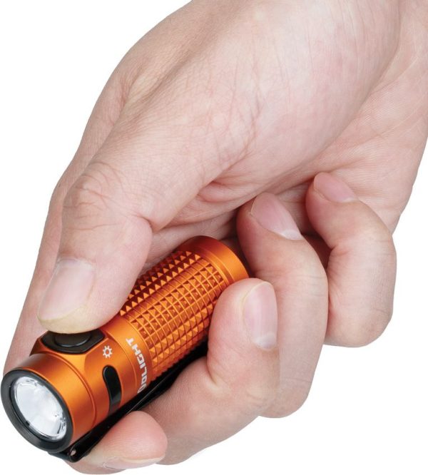 Olight Baton 4 Rechargeable Flashlight - Orange