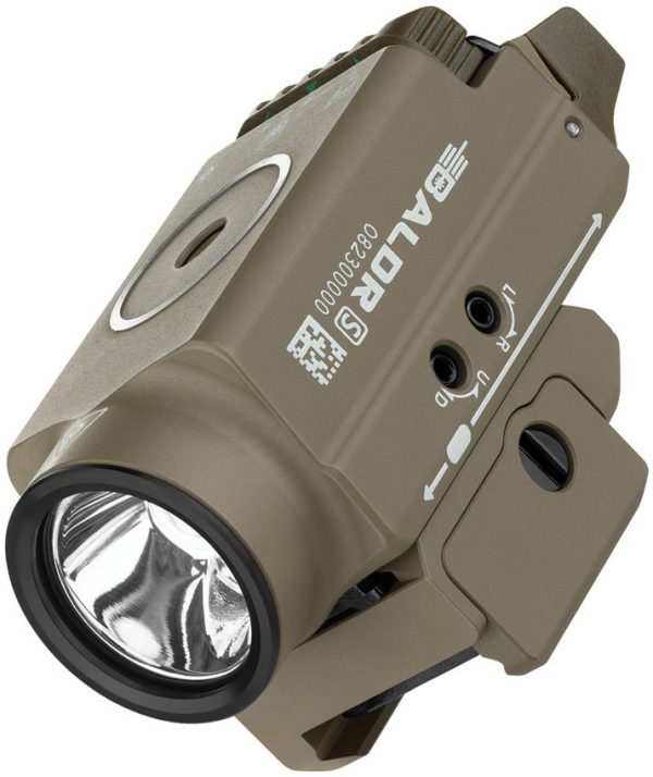 Olight Baldr S Tactical Light FDE - 800 Lumens Weapon Mount