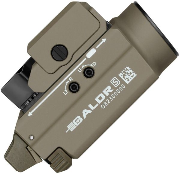 Olight Baldr S Tactical Light FDE - 800 Lumens Weapon Mount