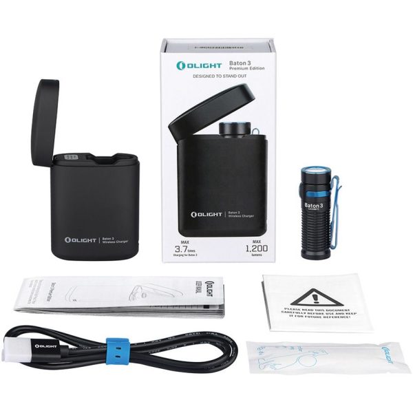 Olight Baton 3 Premium Edition - 1200 Lumens Black
