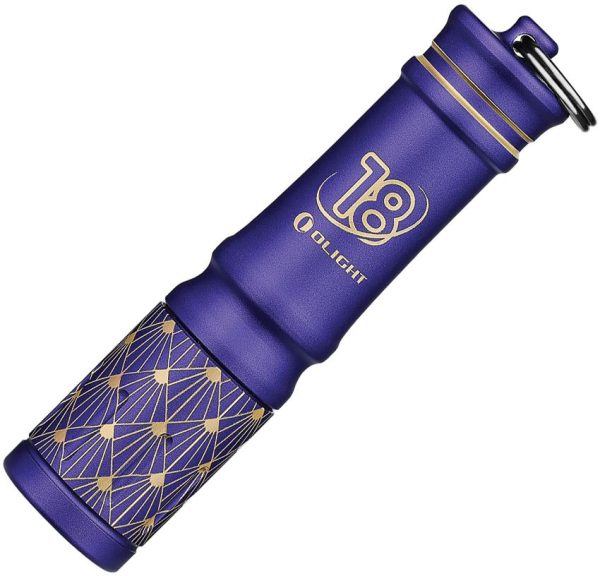 Olight i3E 18th Anniversary Keychain Light - Purple
