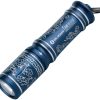 Olight i3E Keychain Light Blue Porcelain Design