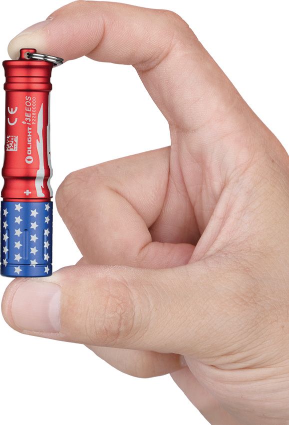 Olight i3E Stars/Stripes Keychain Flashlight - 90 Lumens
