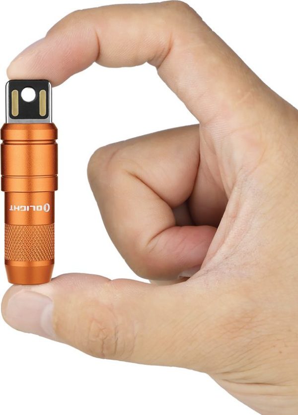 Olight iMini 2 Rechargeable Keychain Light - Orange