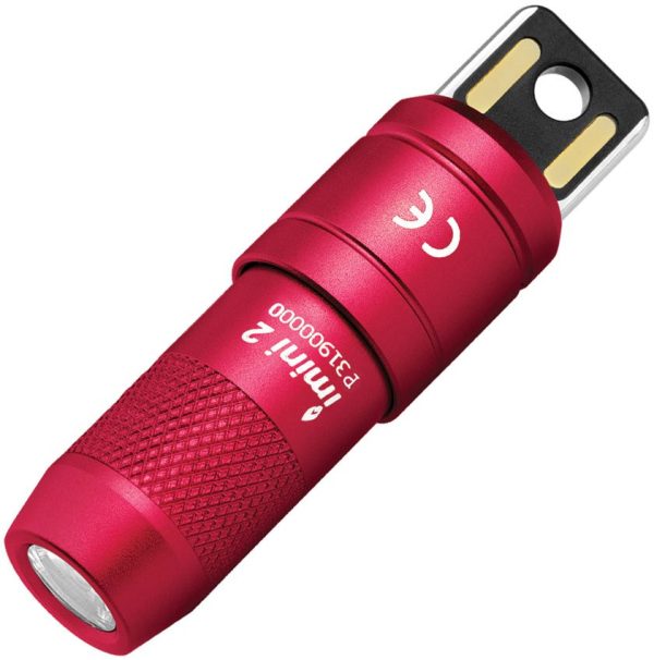Olight iMini 2 Rechargeable Keychain Light - Red