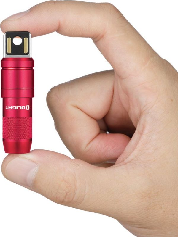 Olight iMini 2 Rechargeable Keychain Light - Red