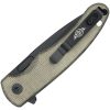 Oknife Mettle 2 Button Lock OD Micarta