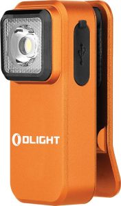 Olight Oclip Clip Light Orange Rechargeable