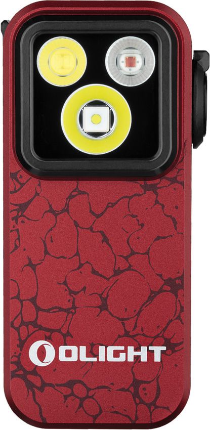 Olight Oclip Pro Rechargeable Clip Light - Molten Lava