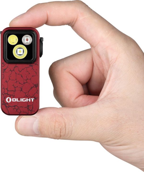 Olight Oclip Pro Rechargeable Clip Light - Molten Lava